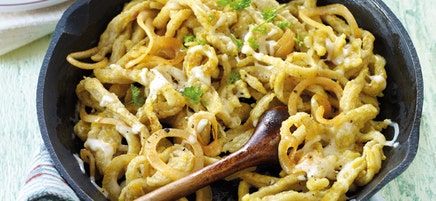 Käsespätzle nach Allgäuer Art