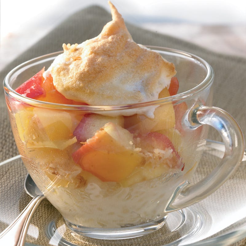 Foto Apfelauflauf mit Baiserhaube von WW