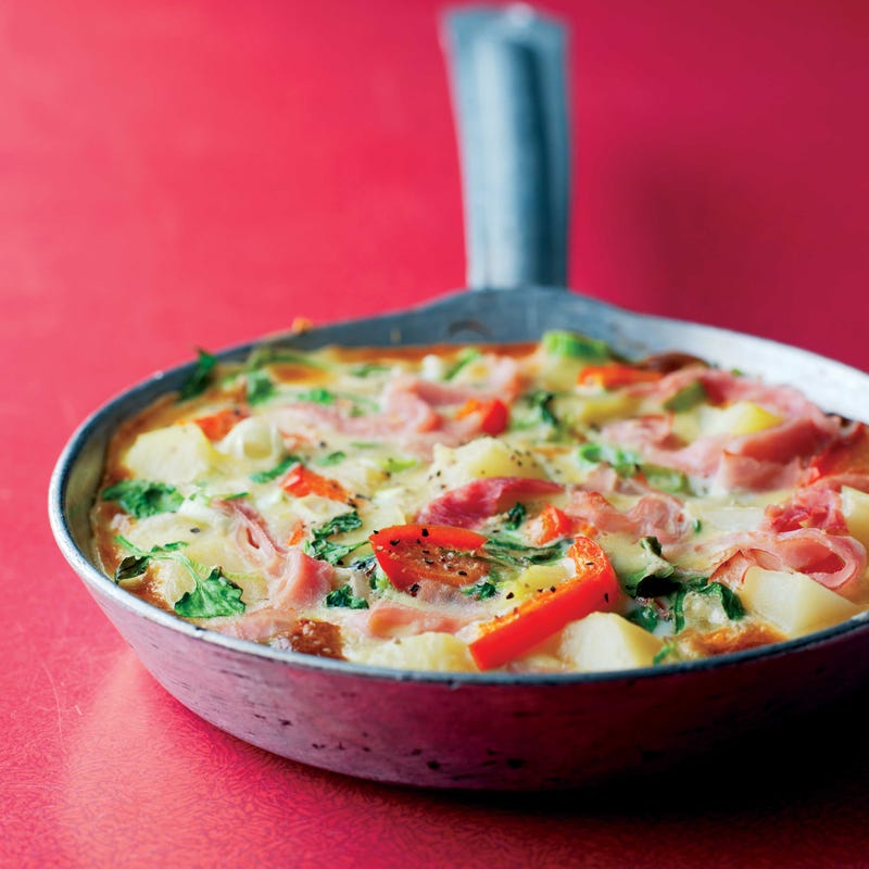 Photo of Tortilla with ham, pepper & watercress by WW