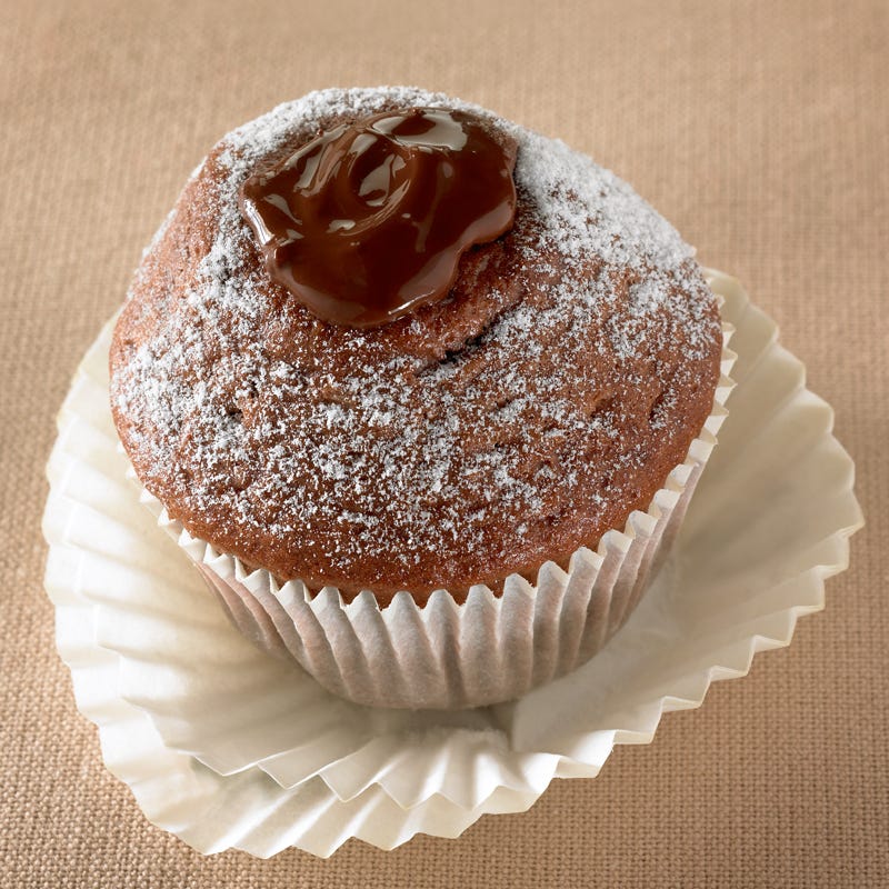 Foto Schokoladenmuffins mit Schokoherz von WW