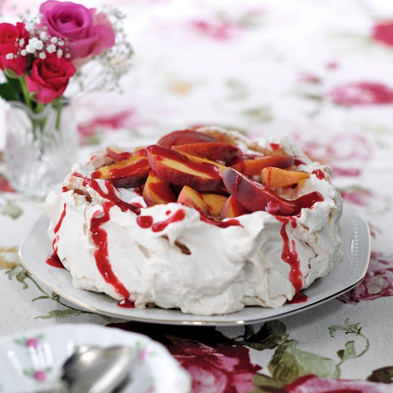 Foto Baisertorte Pfirsich Melba von WW