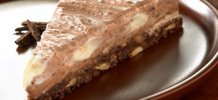 Marmorierte Schokotarte