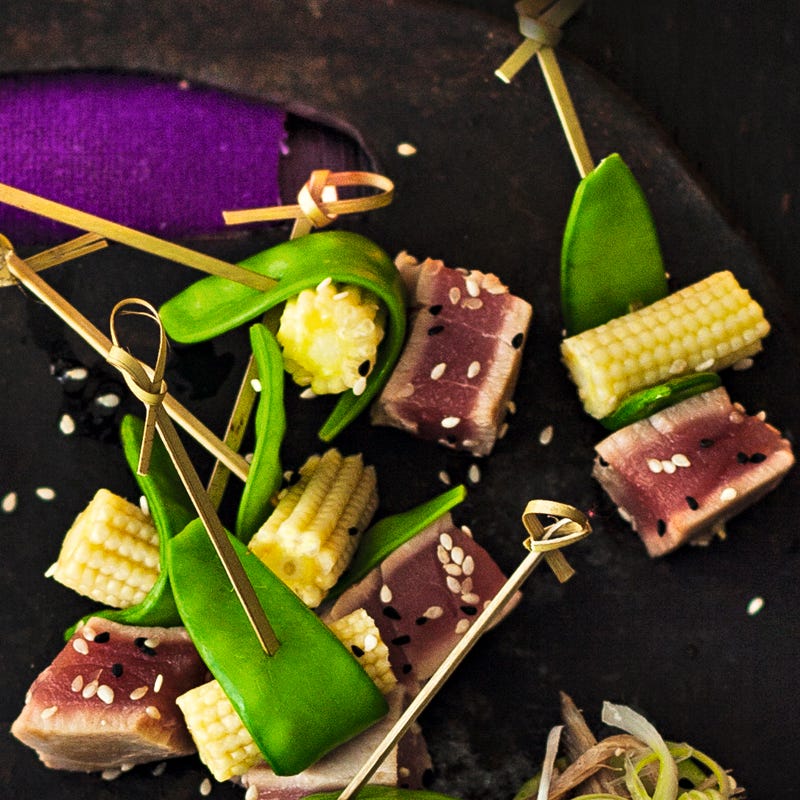 Foto Thunfisch-Sesamspieße von WW