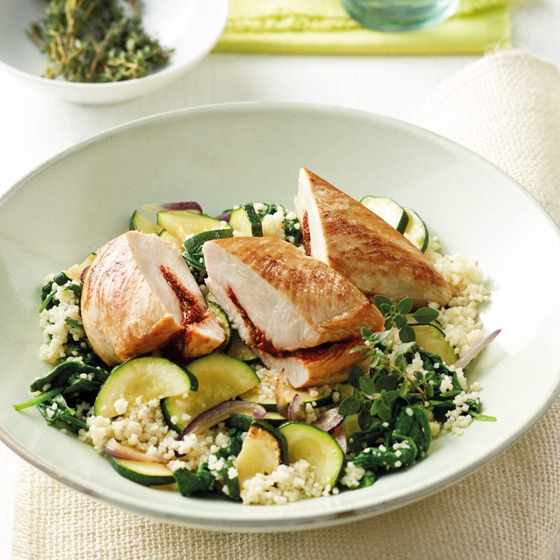 Foto Gefüllte Hähnchenbrust mit Gemüsecouscous von WW