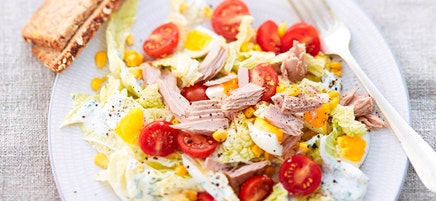Thunfischsalat mit Joghurtdressing