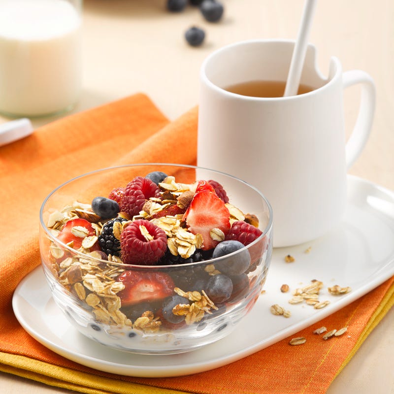 Foto Haferflocken-Beeren-Frühstück von WW