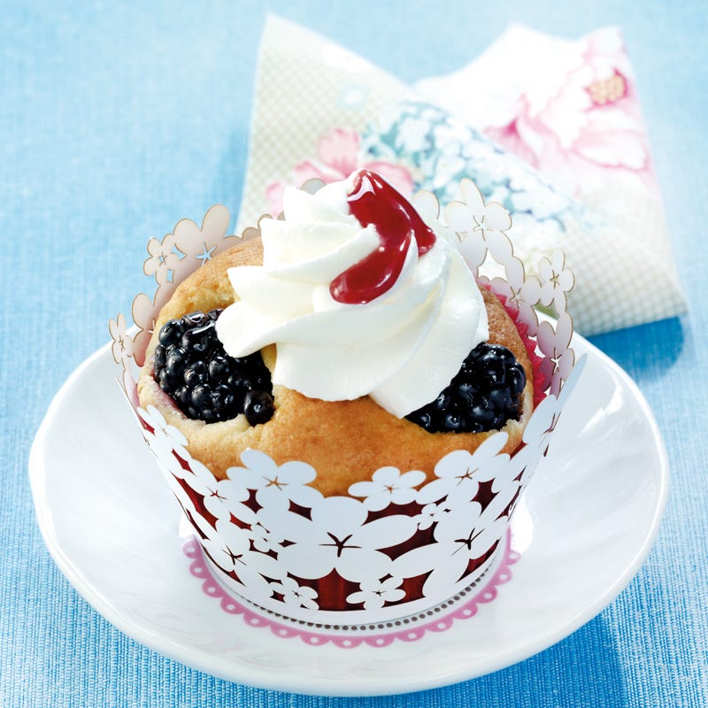 Foto Fruchtige Brombeercupcakes von WW