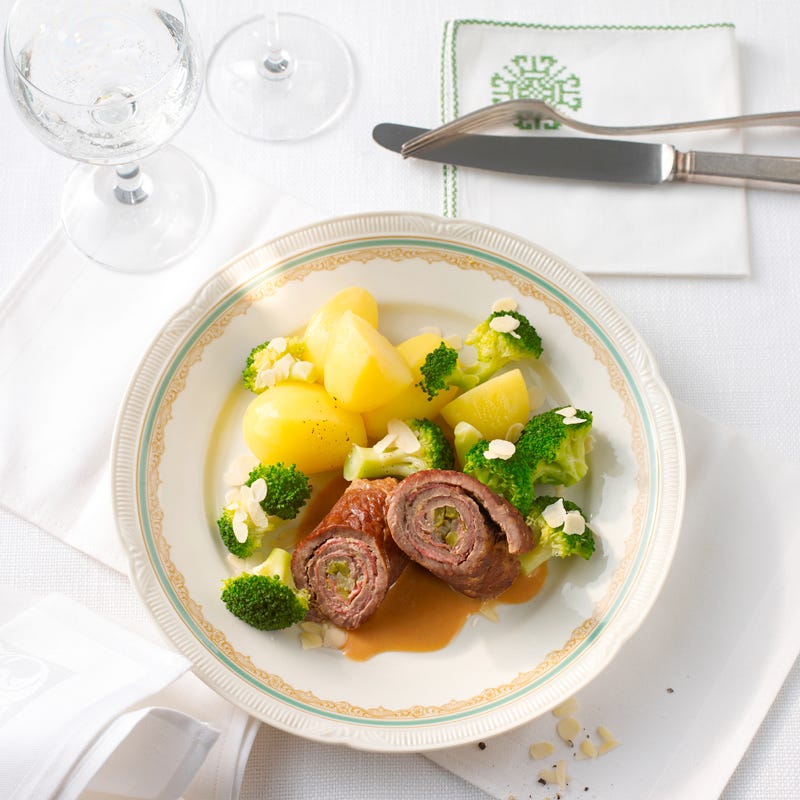 Foto Rinderrouladen mit Brokkoli von WW