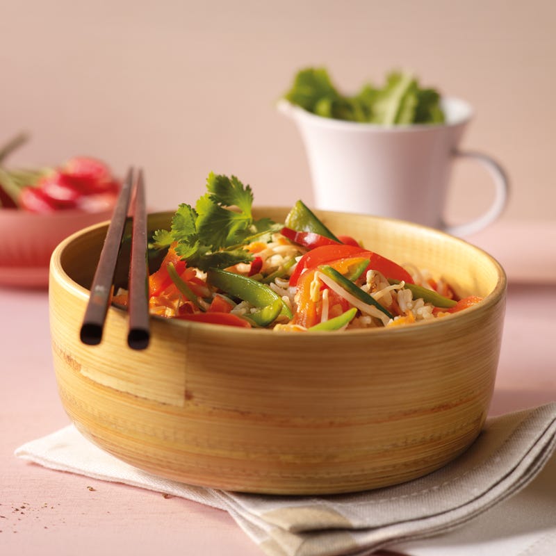 Foto Asiagemüse mit Reis von WW