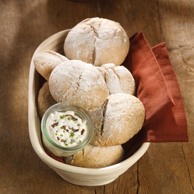 Foto Roggenbrötchen mit Steinpilzcreme von WW