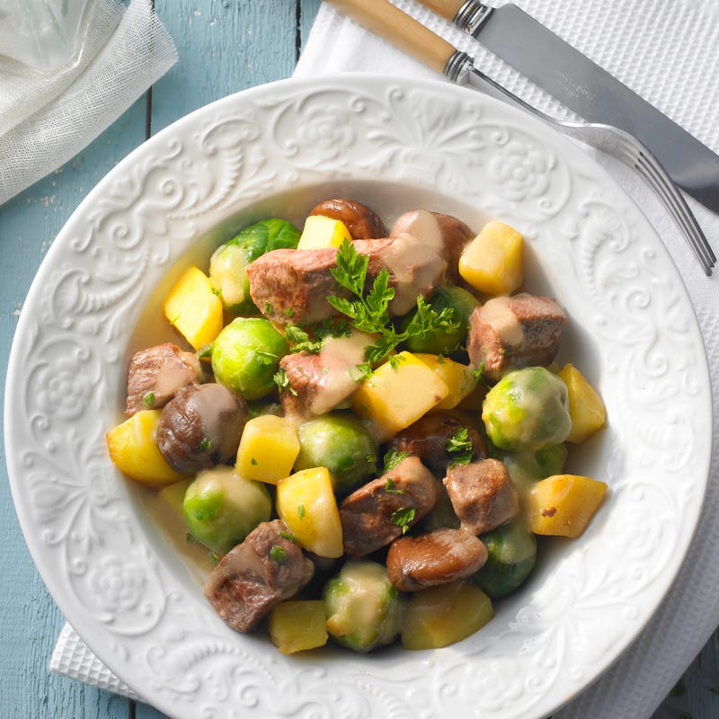 Foto Gänsebrust-Rosenkohl-Pfanne von WW