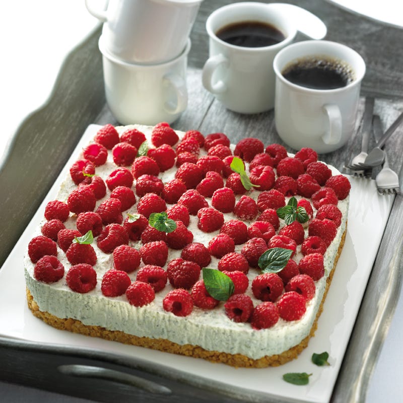 Himbeer-Minz-Torte