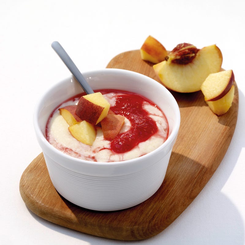 Foto Himbeergrieß mit Pfirsich von WW