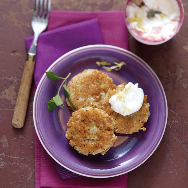Foto Rote-Linsen-Bratlinge mit Zitronendip von WW