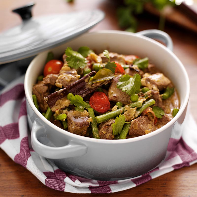 Foto Rindfleischcurry mit Ingwer und Kokosnuss von WW