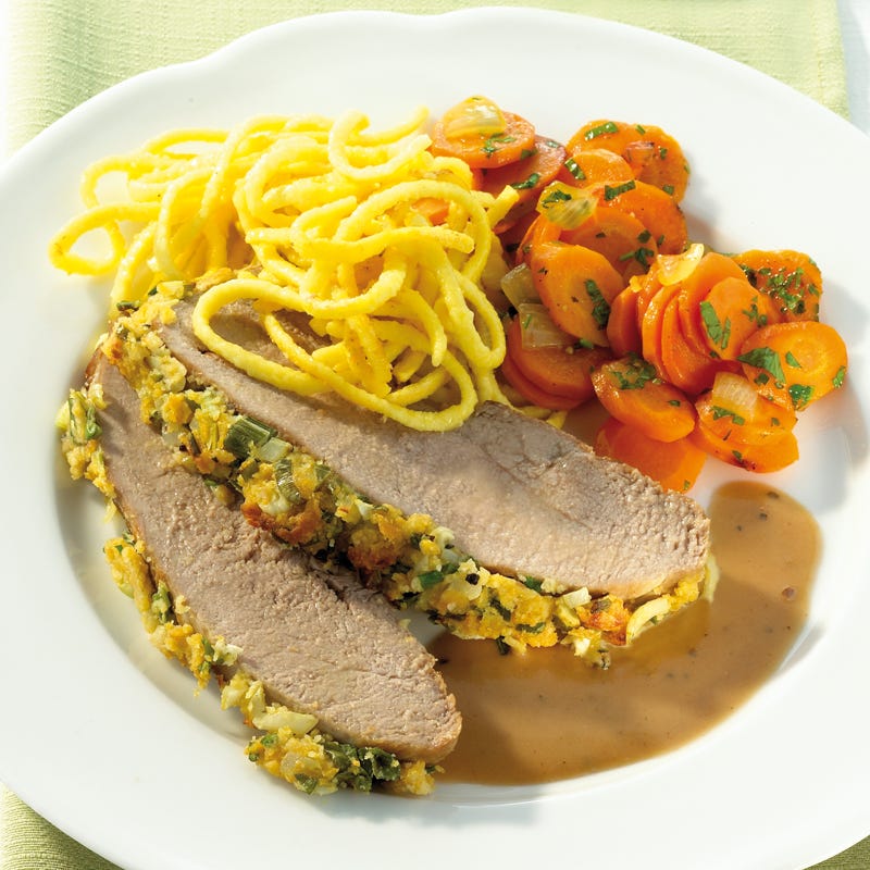 Foto Kalbsbraten mit Kräuterkruste von WW
