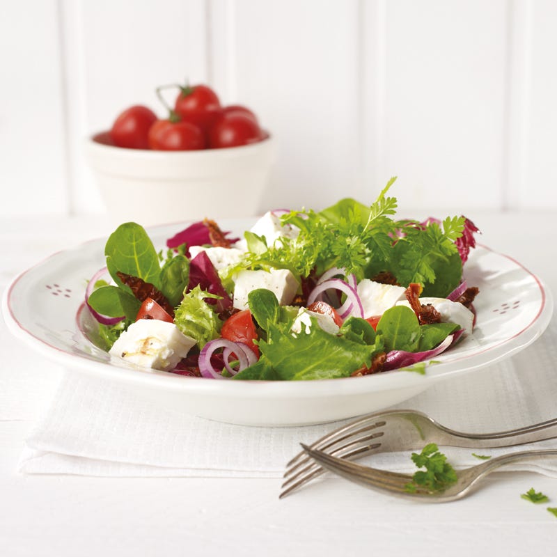 Foto Ziegenkäse auf Pflücksalat von WW