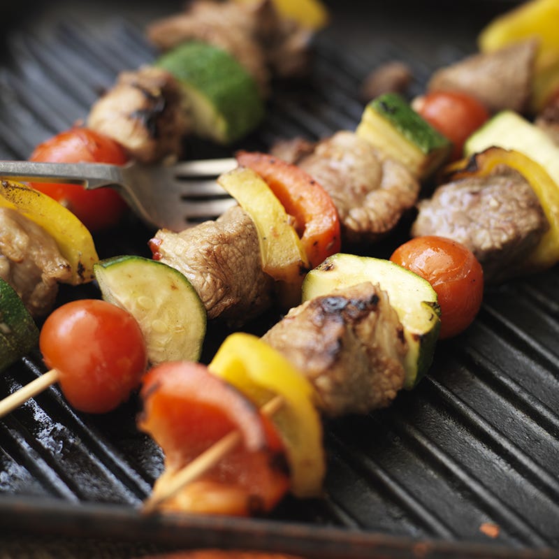 Photo of Lamb & vegetable kebabs by WW