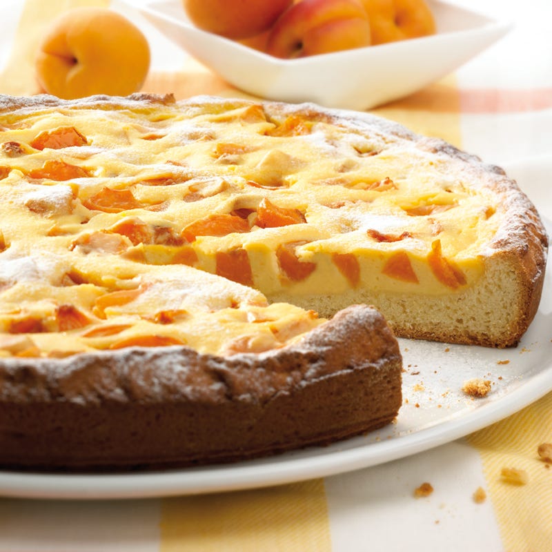 Aprikosen-Quark-Kuchen