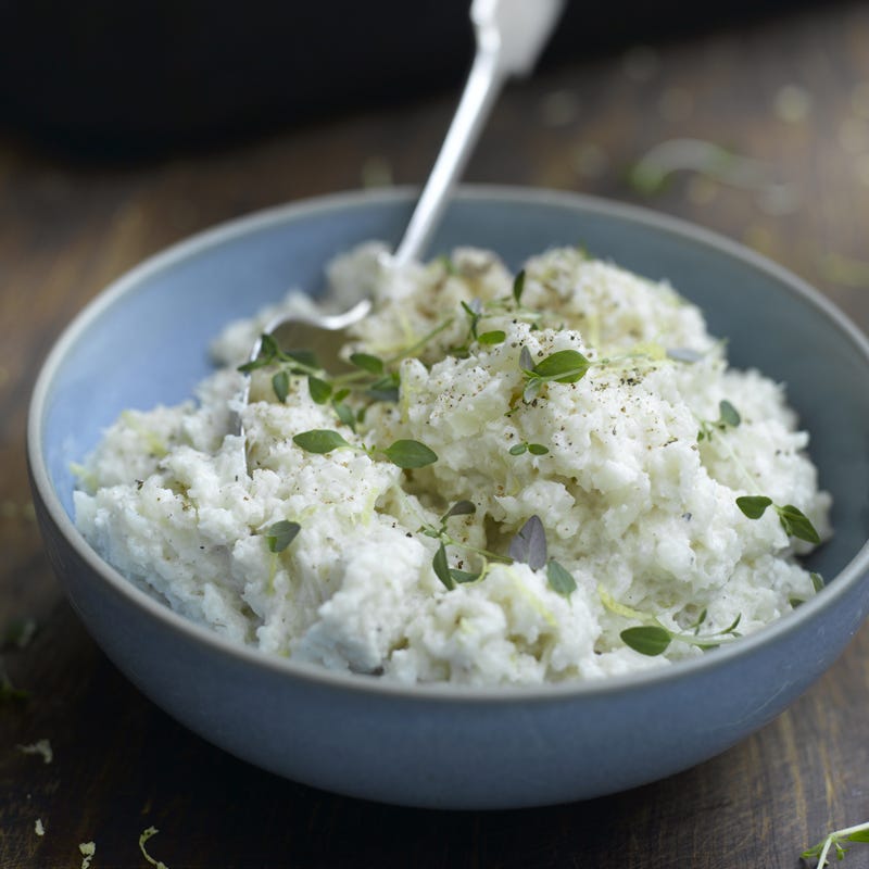 Foto Blumenkohlpüree mit Zitrone und Muskat von WW