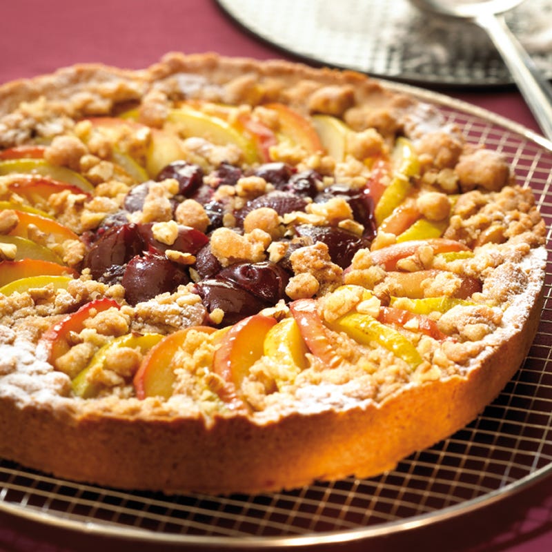 Foto Herbstobstkuchen mit Zimtstreuseln von WW