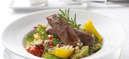 Lammfilet mit Gemüsehirse
