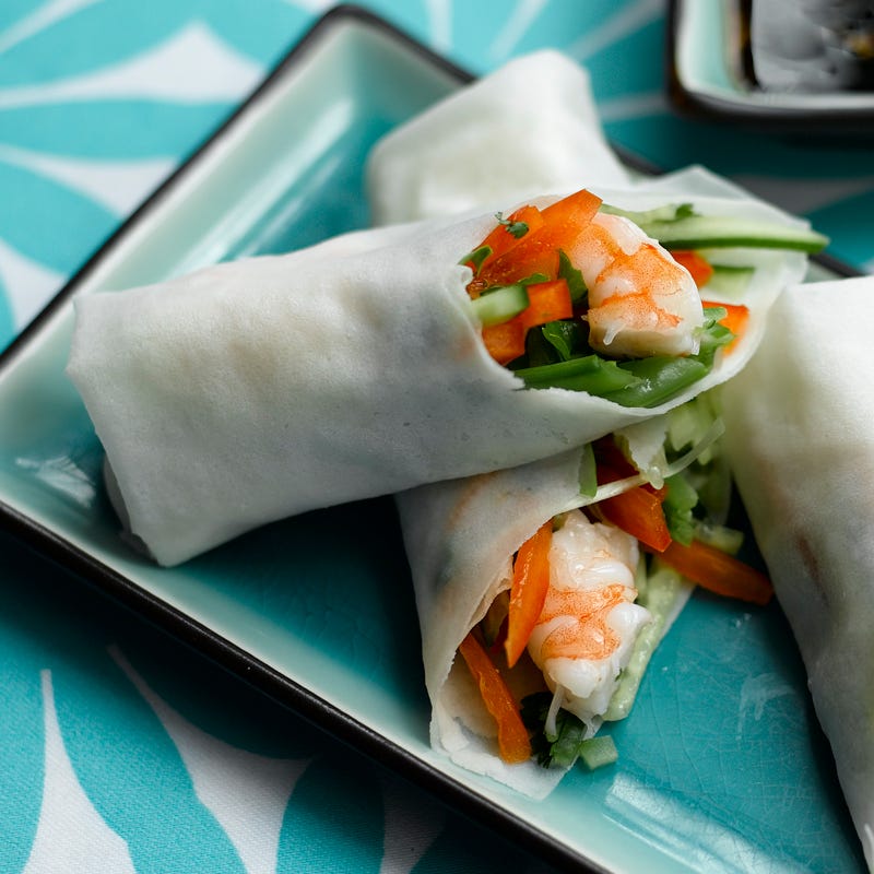 Foto Vietnamesische Glücksrollen mit süßem Chili-Dip von WW