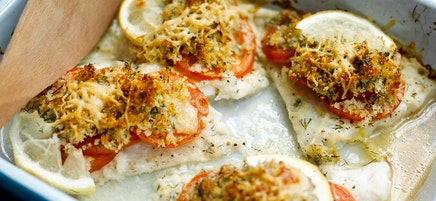 Fischfilet in Parmesankruste