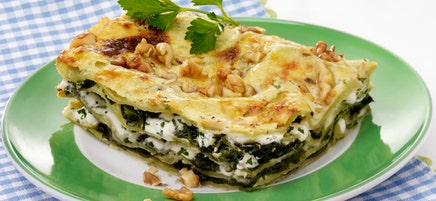Grüne Lasagne