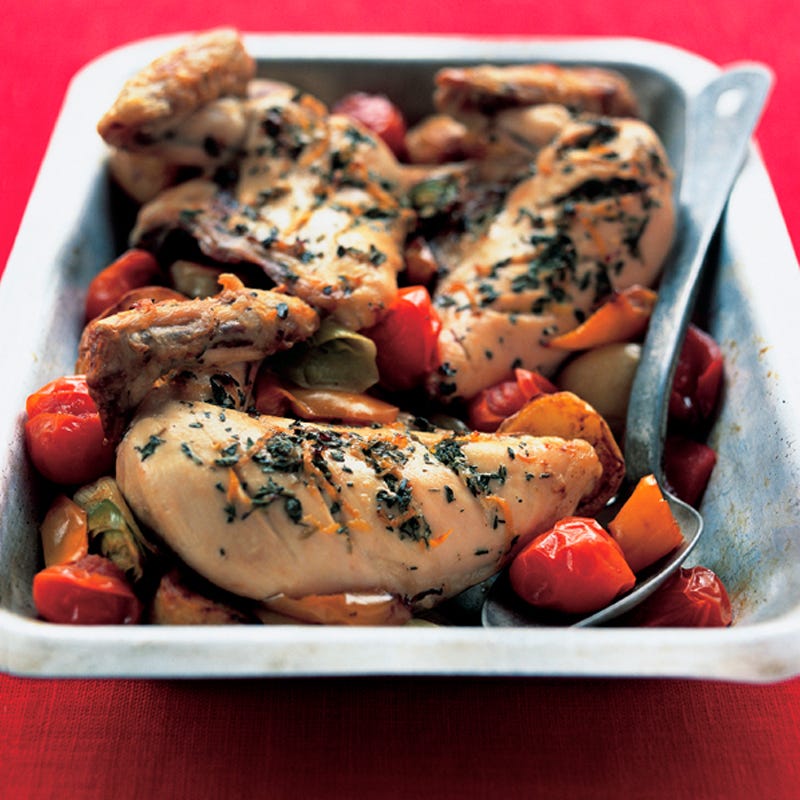Photo of One tray roast chicken by WW