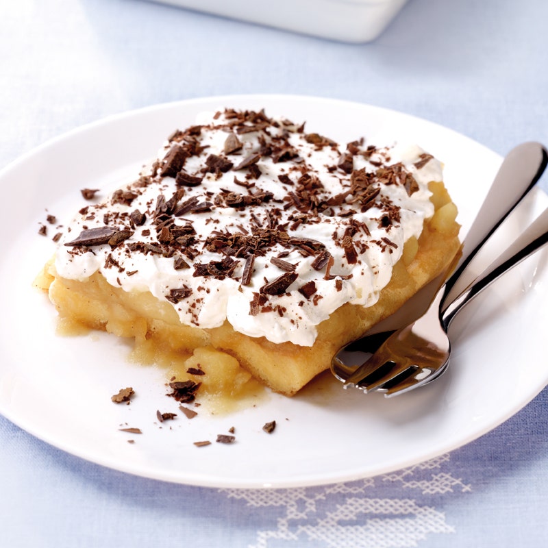 Apfeltiramisu mit Vanillequark