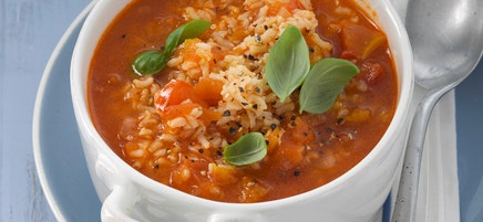Tomaten-Reis-Suppe
