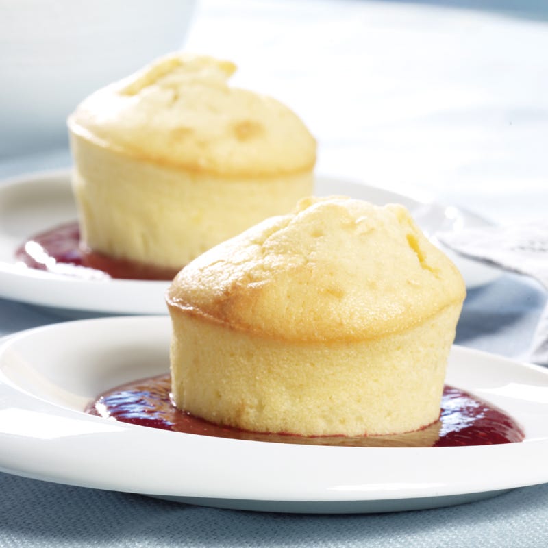 Foto Schmandmuffins mit Himbeerspiegel von WW