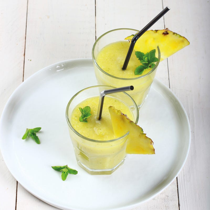 Foto Exotischer Ananassmoothie mit Zitronenmelisse von WW