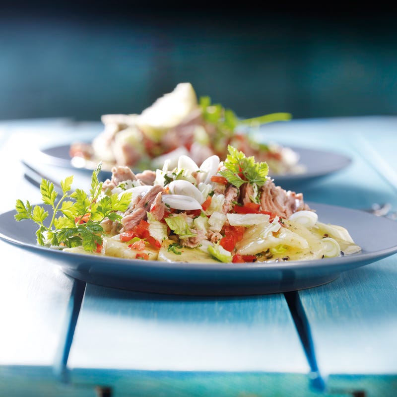 Foto Tunfischsalat auf Ananascarpaccio von WW