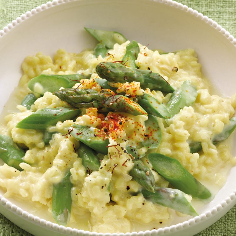 Foto Risotto mit grünem Spargel von WW