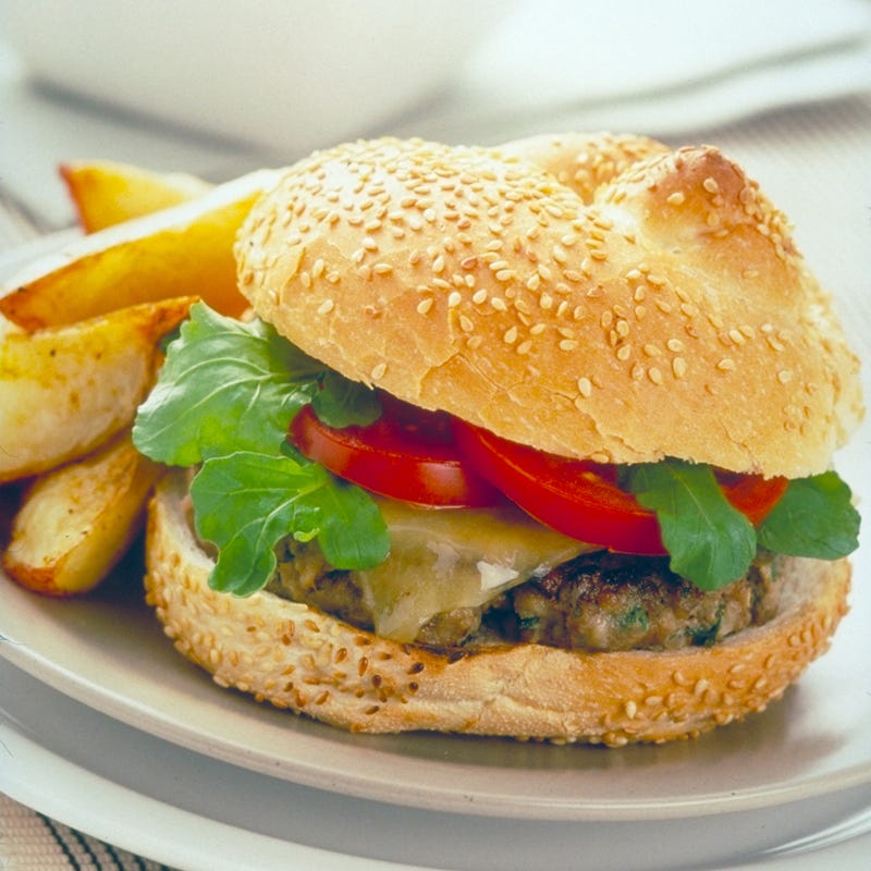 Foto Cheeseburger mit Wedges von WW