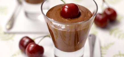 Chilli chocolate mousse pots