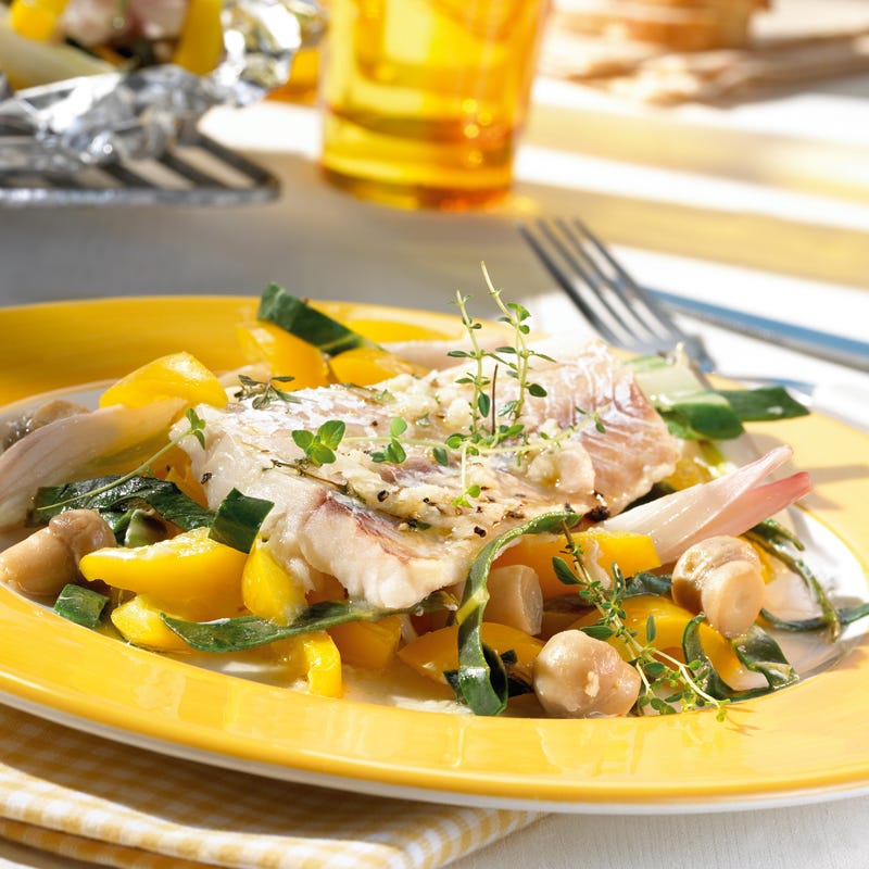 Foto Pikantes Grillgemüse mit Kabeljau von WW