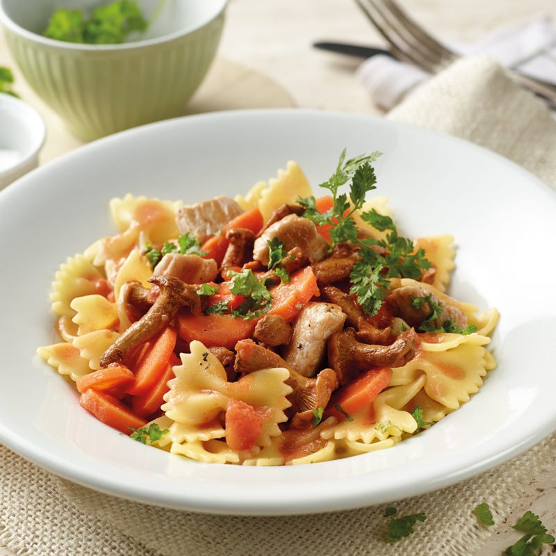 Foto Putengulasch mit Karotten und Pilzen von WW