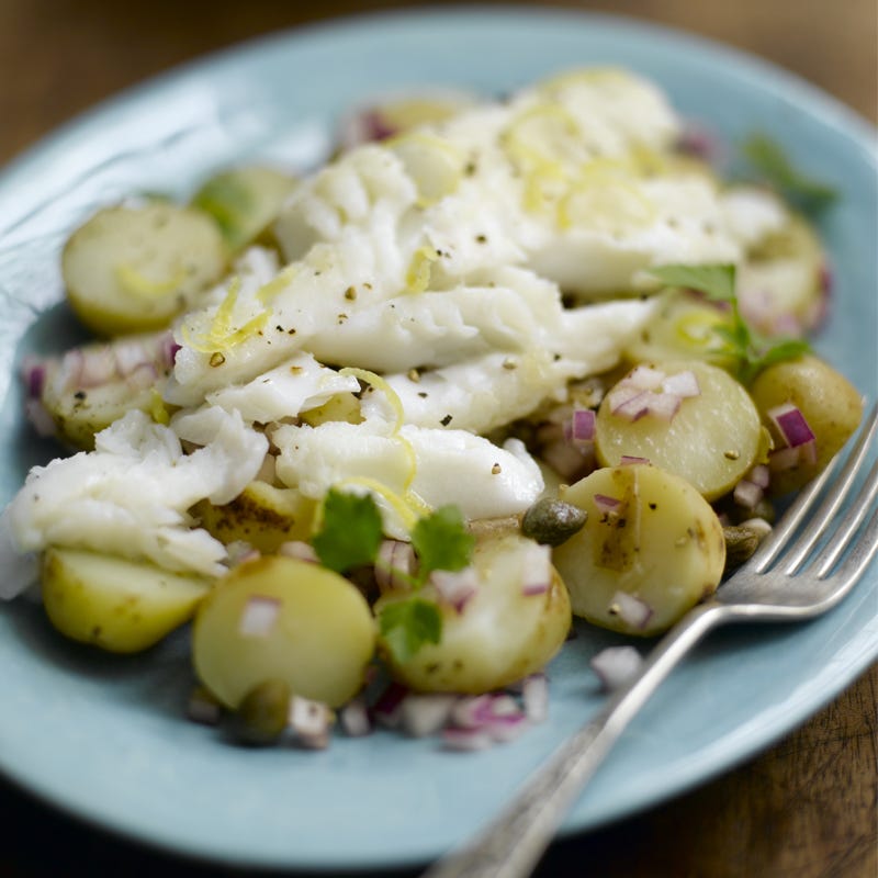Photo of Seared cod loin with potato salad by WW