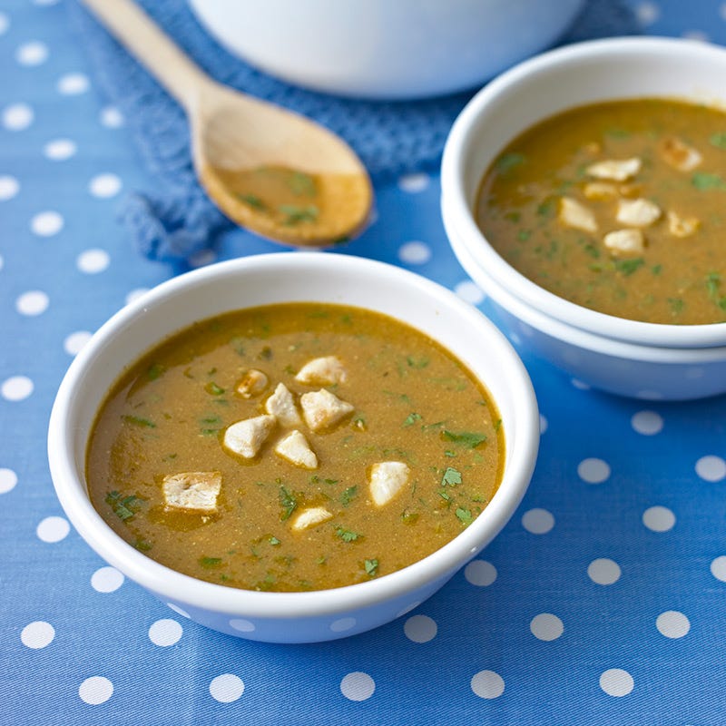 Photo of Chicken, coconut & red lentil soup by WW