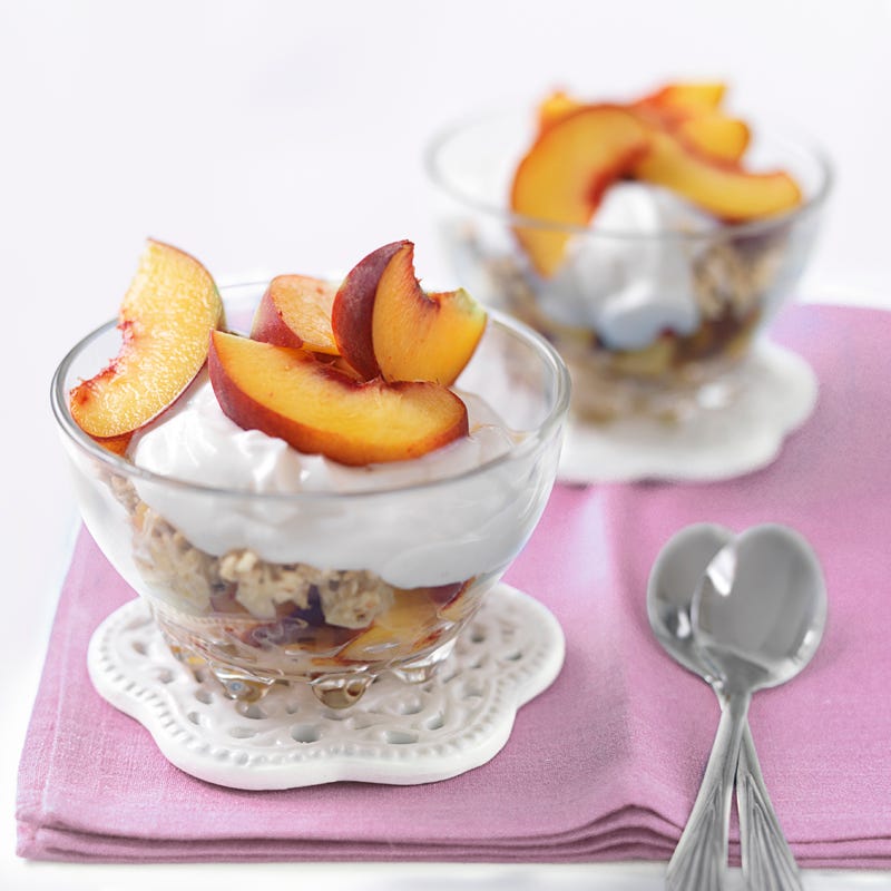 Foto Haferflockenjoghurt mit Pfirsich von WW