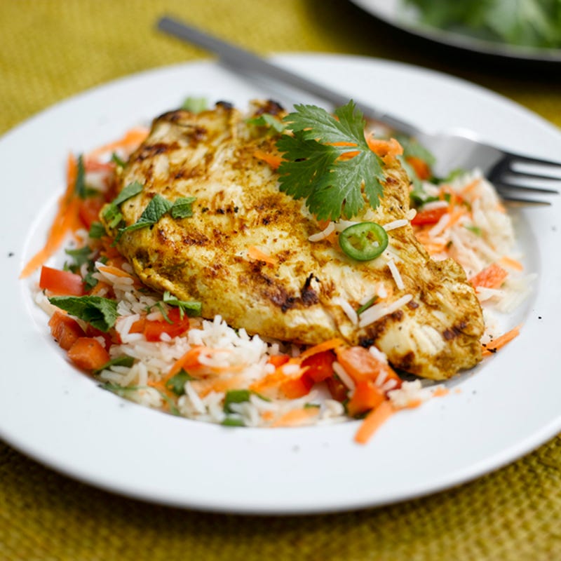 Photo of Yogurt-spiced chicken with rice by WW