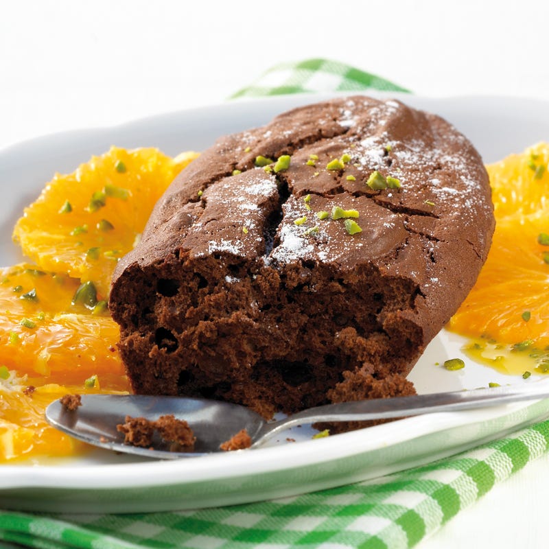 Foto Schokosoufflé auf Orangencarpaccio von WW
