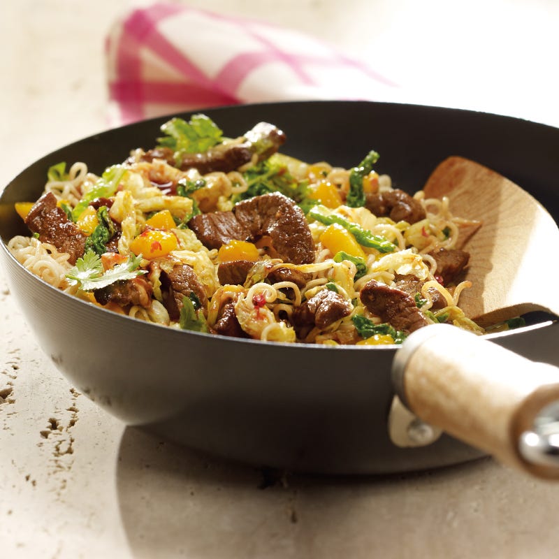 Foto Rindfleischwok süß-sauer von WW