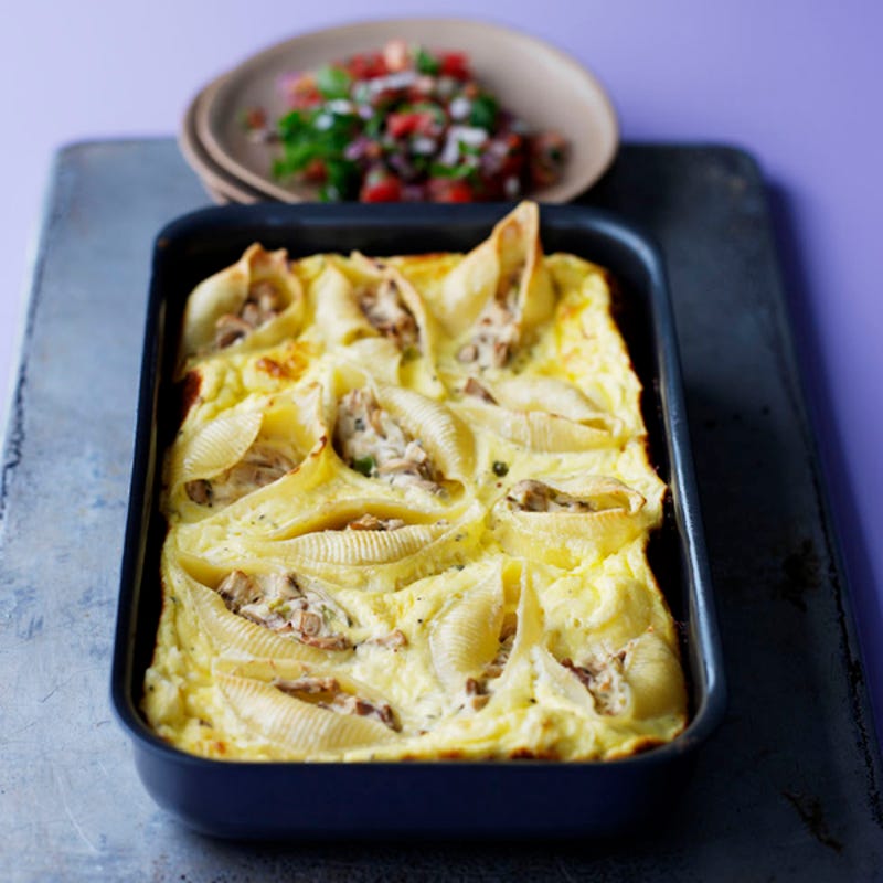 Photo of Shell pasta frittata with tomato salsa by WW