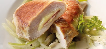 Cordon Bleu mit Fenchelgemüse