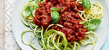 Courgetti Bolognese