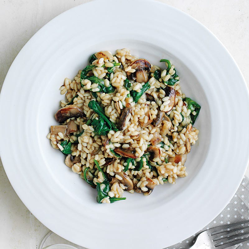 Photo of Mushroom & spinach risotto by WW